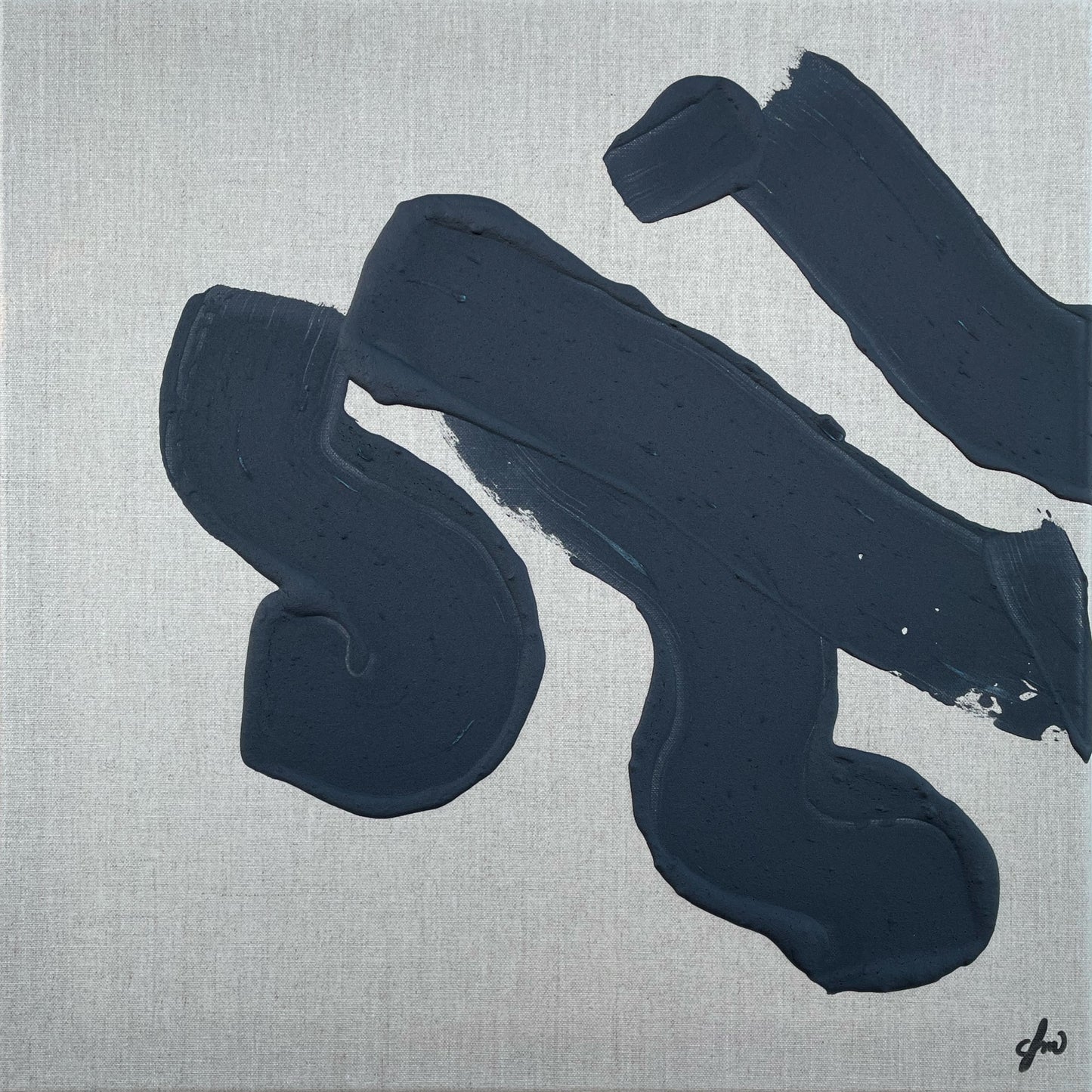 Emphasis diptych - 2 canvases 20x20 each